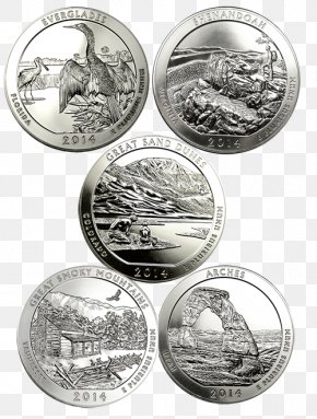 Coin - Silver Coin Silver Coin American Silver Eagle Coin Set PNG