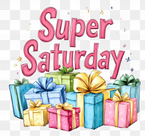 Super Saturday - Super Saturday Text PNG