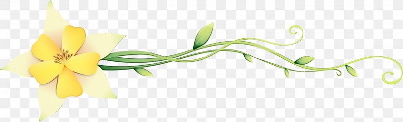 Green Flower Plant Leaf Plant Stem, PNG, 2083x633px, Flower Border, Floral Border, Flower, Flower Background, Flower Line Download Free