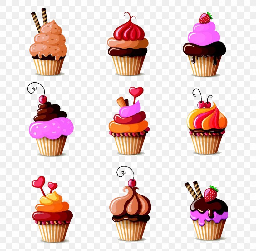 Ice Cream Cupcake Birthday Cake, PNG, 1000x982px, Ice Cream, Baking, Birthday Cake, Butter, Cake Download Free