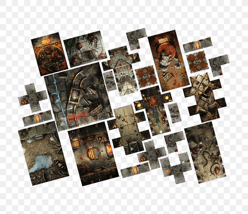 Tile Mantic Games Dungeon Crawl HeroQuest, PNG, 709x709px, Tile, Art, Board Game, Collage, Dungeon Download Free