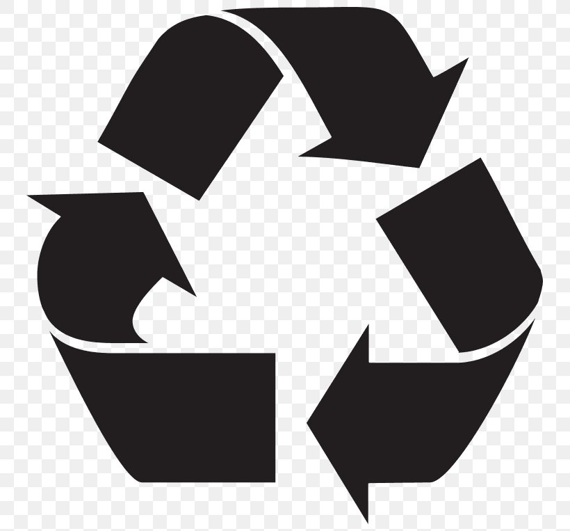 Recycling Symbol Clip Art, PNG, 767x763px, Recycling Symbol, Black, Black And White, Logo, Monochrome Download Free