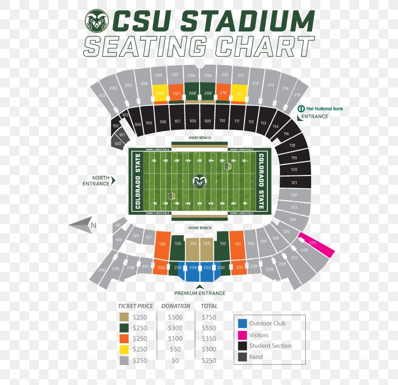 Canvas Stadium Moby Arena Colorado State Rams Football Aircraft Seat Map, PNG, 612x792px, Colorado State Rams Football, Aircraft Seat Map, American Football, Area, Arena Download Free