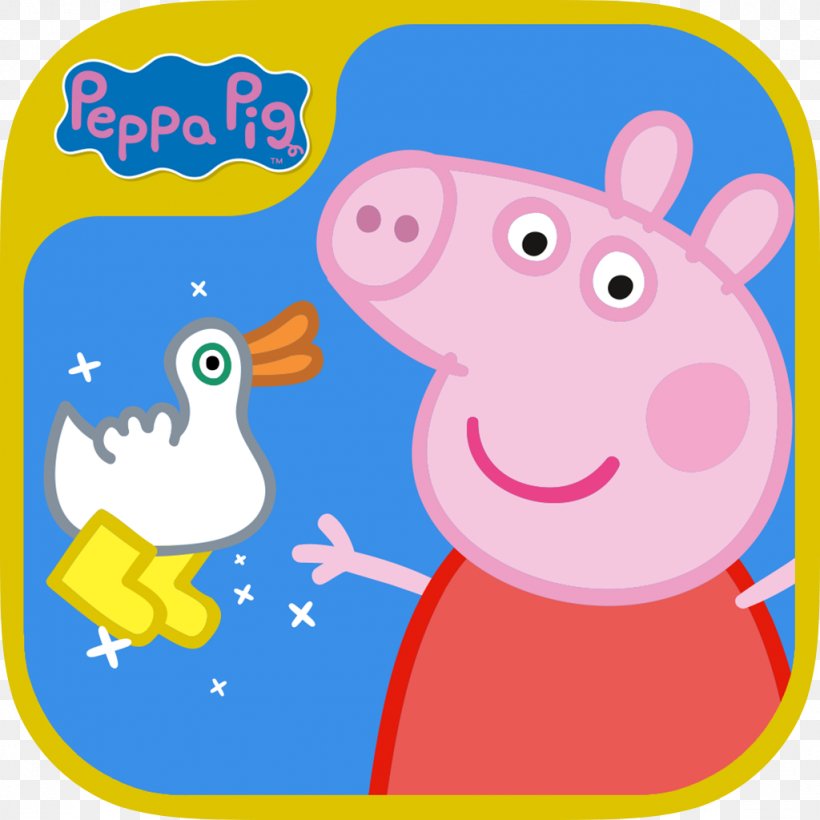 Daddy Pig Peppa Pig: Polly Parrot World Of Peppa Pig Mummy Pig Peppa Pig: Golden Boots, PNG, 1024x1024px, Daddy Pig, Android, Area, Baby Toys, Child Download Free