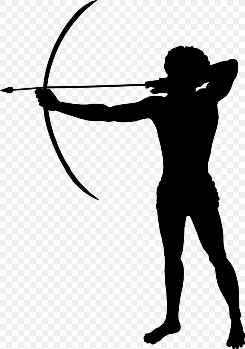 Clip Art Ranged Weapon Archery Silhouette, PNG, 958x1360px, Weapon, Archery, Black M, Bow, Bow And Arrow Download Free
