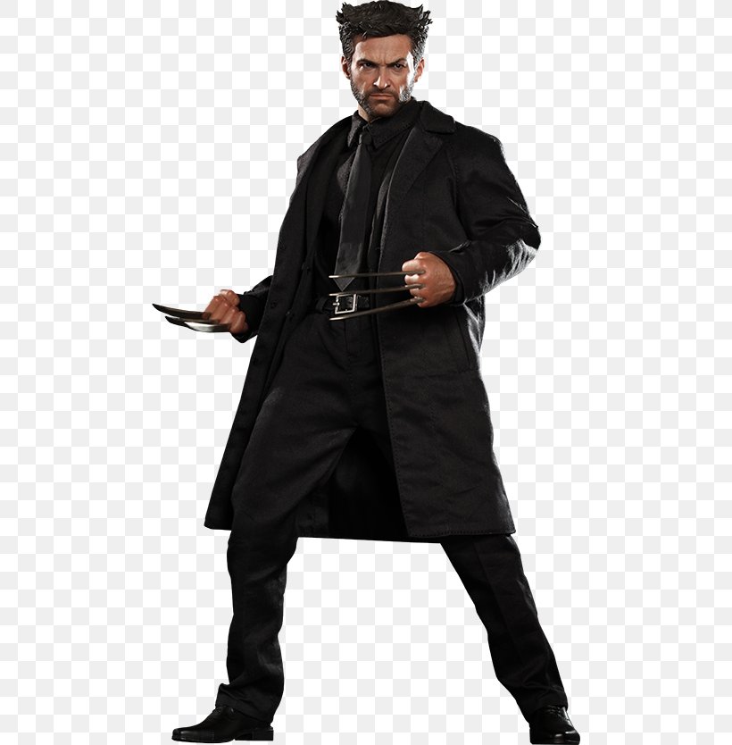 Hugh Jackman The Wolverine Silver Samurai Hot Toys Limited, PNG, 480x834px, 16 Scale Modeling, Hugh Jackman, Action Toy Figures, Coat, Costume Download Free