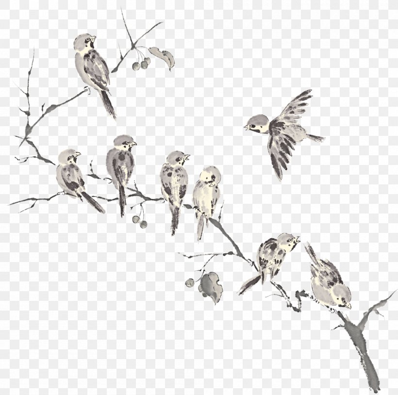 Bird Sticker Wood, PNG, 1000x993px, Bird, Beak, Body Jewelry, Branch, Buy Download Free