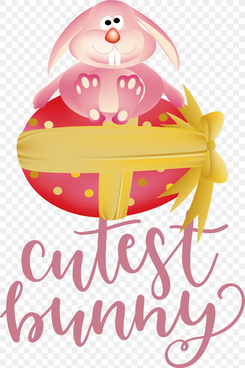 Cutest Bunny Happy Easter Easter Day, PNG, 2001x3000px, Cutest Bunny, Character, Christmas Day, Christmas Ornament, Christmas Ornament M Download Free