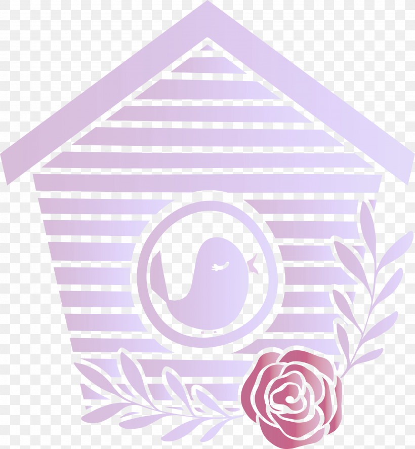 Pink Purple Violet Pattern Logo, PNG, 2771x3000px, Cute Cartoon Bird, Bird House, Logo, Magenta, Pink Download Free
