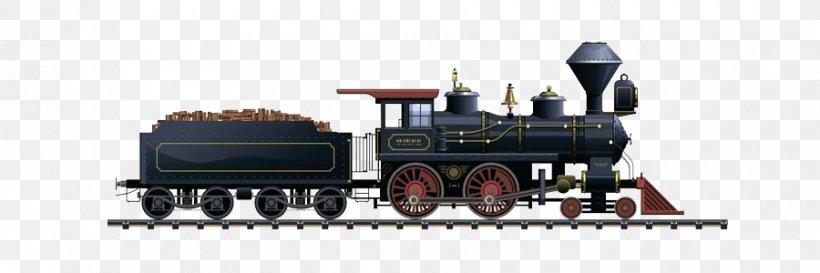 Train Rail Transport Steam Locomotive, PNG, 900x300px, Train, Locomotive, Machine, Rail Transport, Royaltyfree Download Free