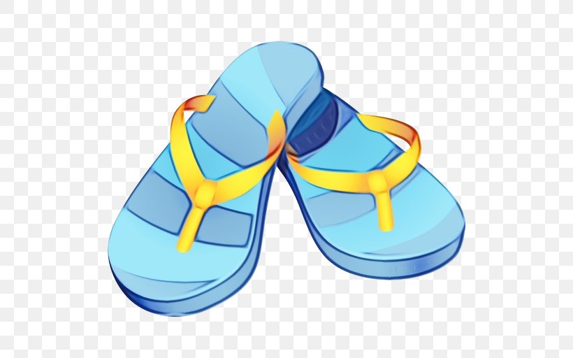 Flip-flops Shoe Clip Art Product Design, PNG, 512x512px, Flipflops, Aqua, Blue, Electric Blue, Footwear Download Free