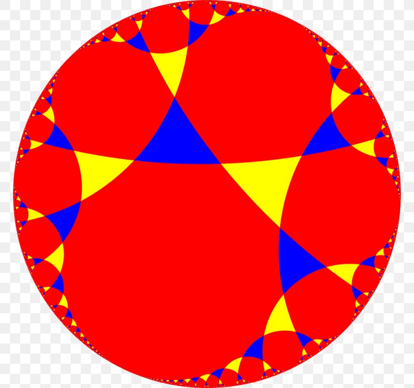 Hyperbolic Geometry Tessellation Uniform Tiling Regular Polygon, PNG, 768x768px, Hyperbolic Geometry, Area, Ball, Face, Geometry Download Free