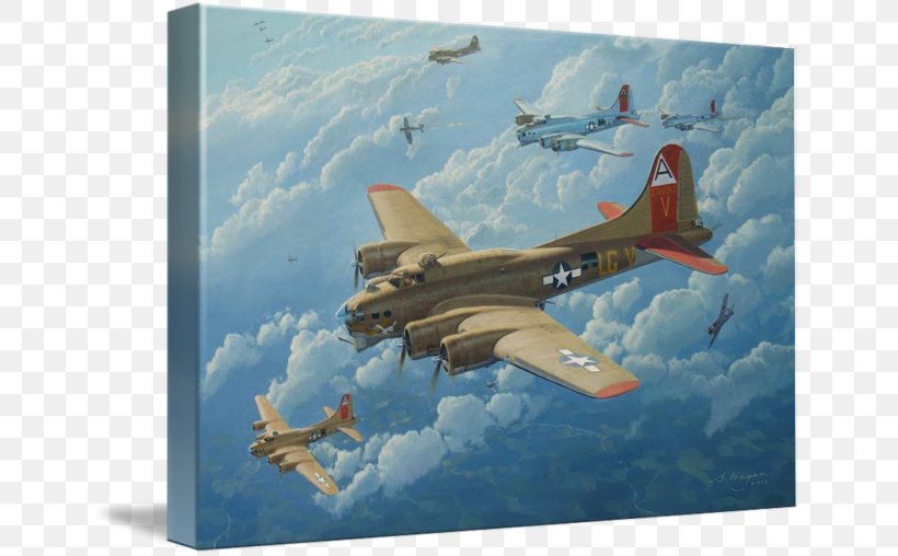 Boeing B-17 Flying Fortress Airplane Art Painting Aviation, PNG, 650x508px, Boeing B17 Flying Fortress, Air Force, Air Travel, Aircraft, Airplane Download Free