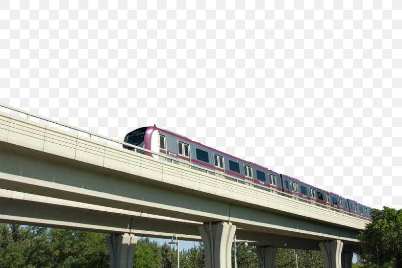 Rail Transport Train Light Rail Track, PNG, 1024x685px, Rail Transport, Architecture, Bridge, Daylighting, Facade Download Free