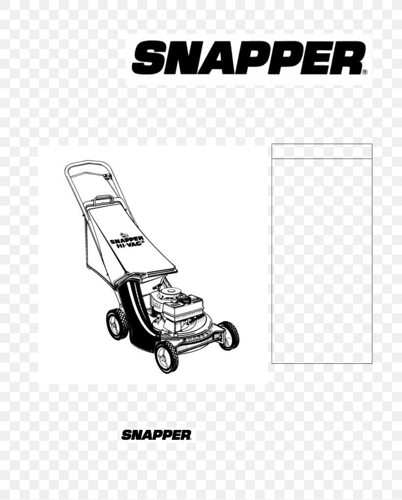 Snapper Inc. Lawn Mowers, PNG, 789x1021px, Snapper Inc, Area, Automotive Design, Black And White, Diagram Download Free