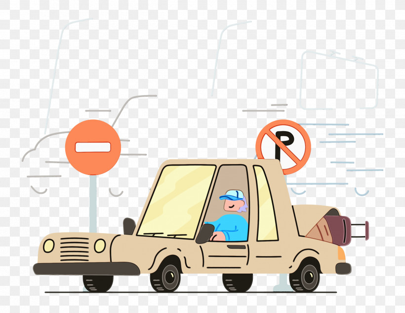 Transport Cartoon Automobile Engineering, PNG, 2500x1938px, Driving, Automobile Engineering, Cartoon, Paint, Transport Download Free