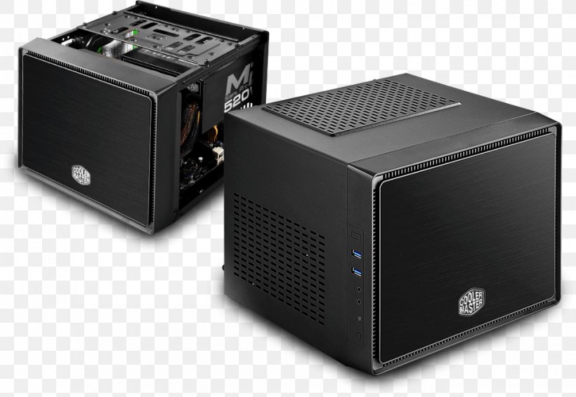 Computer Cases & Housings Power Supply Unit Mini-ITX Cooler Master Computer System Cooling Parts, PNG, 970x670px, 80 Plus, Computer Cases Housings, Audio, Audio Equipment, Computer Download Free