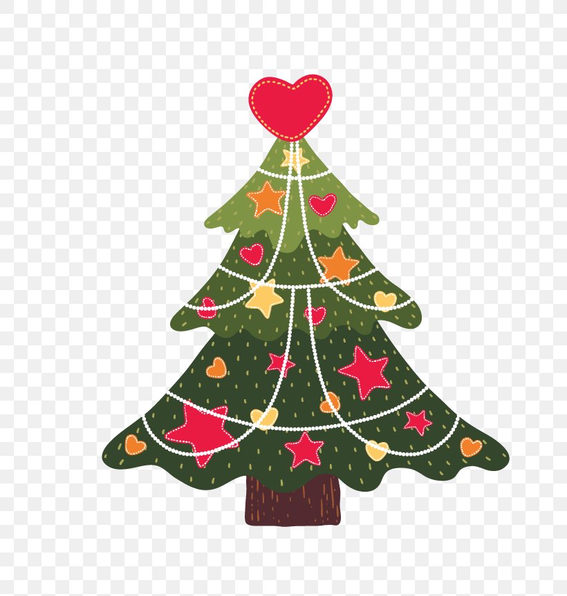Drawing Trees Christmas Tree Illustration, PNG, 742x863px, Drawing Trees, Christmas, Christmas Decoration, Christmas Gift, Christmas Ornament Download Free