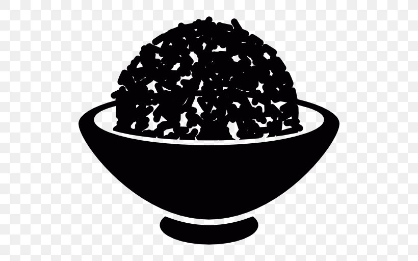 Chinese Cuisine Japanese Cuisine Asian Cuisine Rice, PNG, 512x512px, Chinese Cuisine, Asian Cuisine, Black And White, Bowl, Caviar Download Free