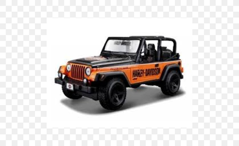 Jeep Car Pickup Truck Harley-Davidson Die-cast Toy, PNG, 500x500px, 118 Scale, 118 Scale Diecast, Jeep, Automotive Exterior, Brand Download Free