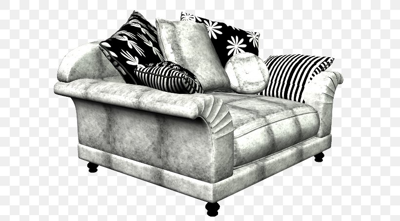 Loveseat Sofa Bed Couch Comfort, PNG, 600x452px, Loveseat, Bed, Black And White, Chair, Comfort Download Free