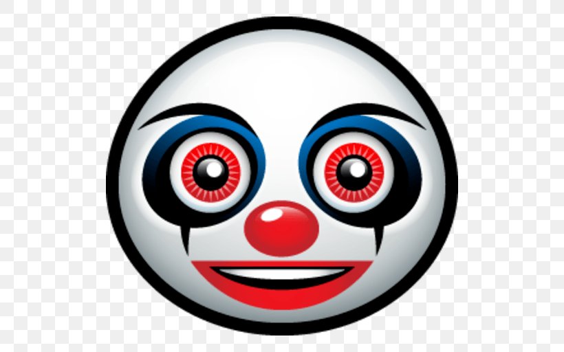 Emoticon Emoji Clown Sticker Smiley, PNG, 512x512px, Emoticon, Avatar, Circus, Clown, Emoji Download Free