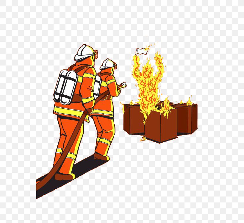 Fire Extinguisher Firefighting Firefighter Elevator, PNG, 576x749px, Fire Extinguisher, Art, Cartoon, Elevator, Fire Download Free