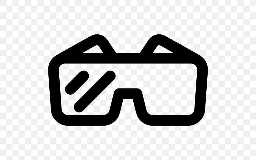 Goggles Glasses Safety, PNG, 512x512px, Goggles, Area, Black, Black And White, Brand Download Free