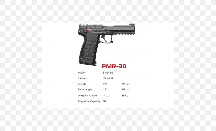 Kel-Tec PMR-30 .22 Winchester Magnum Rimfire Trigger Firearm Gun Barrel, PNG, 500x500px, 22 Winchester Magnum Rimfire, Keltec Pmr30, Air Gun, Airsoft, Airsoft Gun Download Free