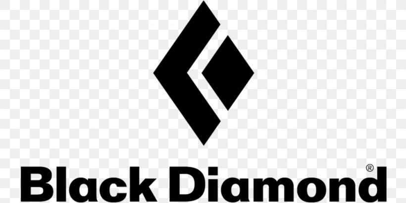 Logo Black Diamond Equipment Brand Climbing Mountaineering, PNG, 1000x500px, Logo, Area, Black, Black And White, Black Diamond Equipment Download Free