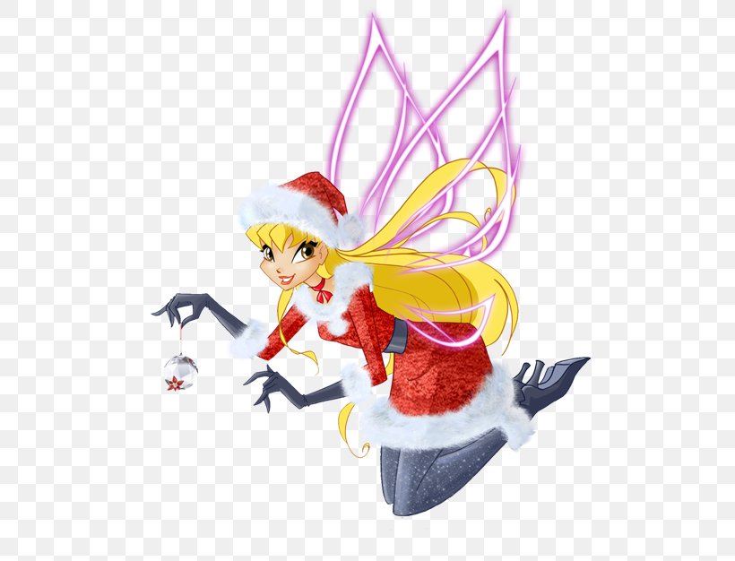 Stella Bloom Christmas Winx On Earth Fairy, PNG, 561x626px, Stella, Art, Baner, Bloom, Christmas Download Free