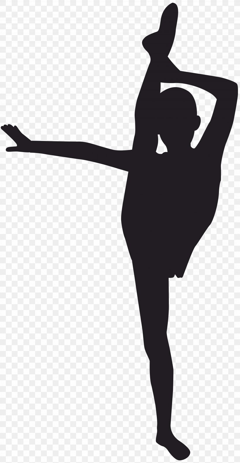 Silhouette Clip Art, PNG, 4143x8000px, Silhouette, Arm, Art, Artistic Gymnastics, Ballet Dancer Download Free