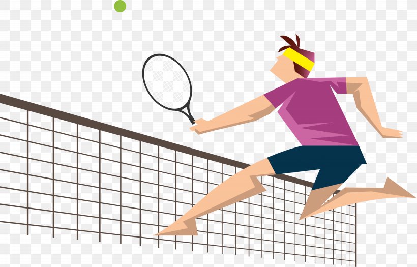 Euclidean Vector Tennis Player Download, PNG, 6508x4167px, Tennis Player, Area, Ball, Clothing, Finger Download Free