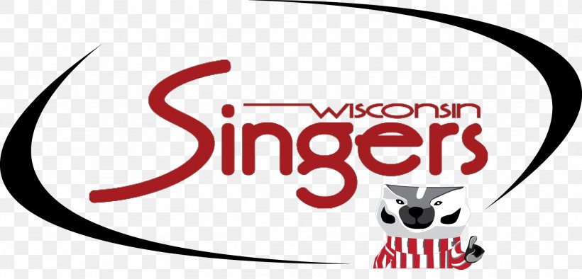 Wisconsin Singers Logo Wisconsin Badgers Softball University Of Wisconsin Marching Band, PNG, 2152x1035px, Logo, Area, Brand, Bucky Badger, Calligraphy Download Free