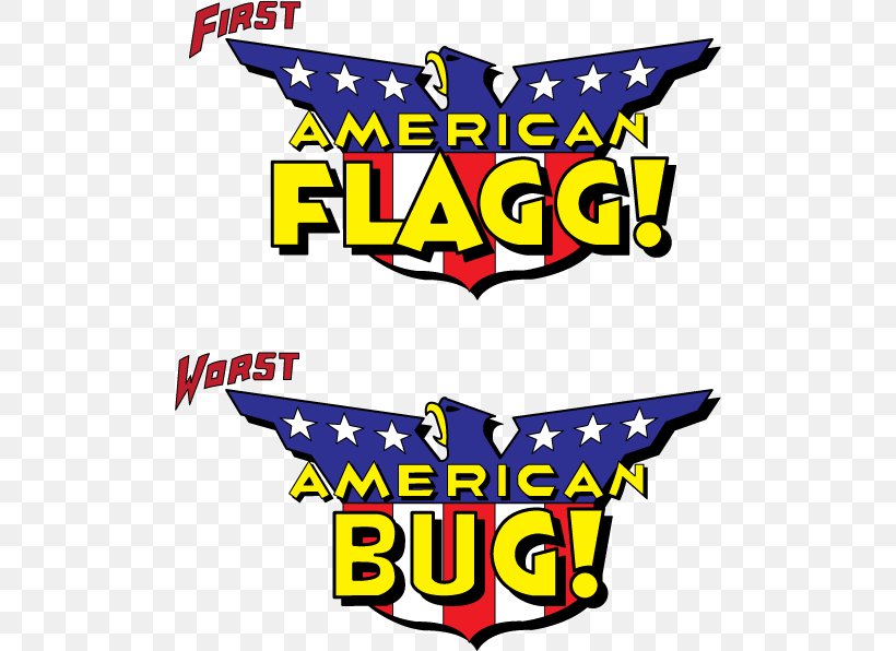 American Flagg! Clip Art Brand Logo, PNG, 500x596px, Brand, Area, Back To The Future, Banner, Howard Chaykin Download Free