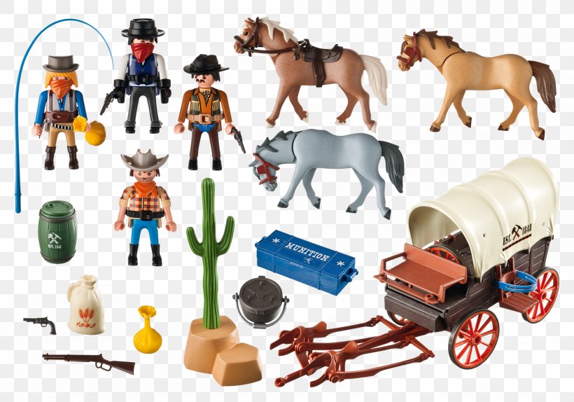 2 colts for your cow boys Playmobil western-buscadero black with cartridge-pouch 