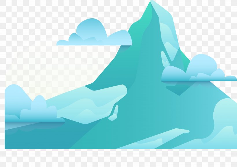 Blue Mountain Matterhorn, PNG, 5952x4184px, Blue, Aqua, Azure, Color, Dolphin Download Free