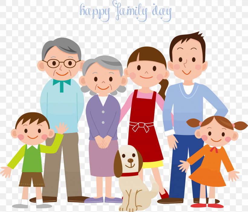 Family Day Happy Family Day Family, PNG, 3000x2570px, Family Day, Cartoon, Child, Community, Family Download Free