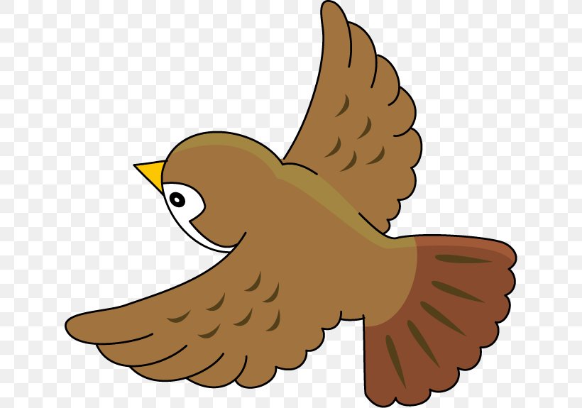 Bird House Sparrow Common Nightingale Clip Art, PNG, 638x575px, Bird, Animal, Beak, Bird Of Prey, Cartoon Download Free