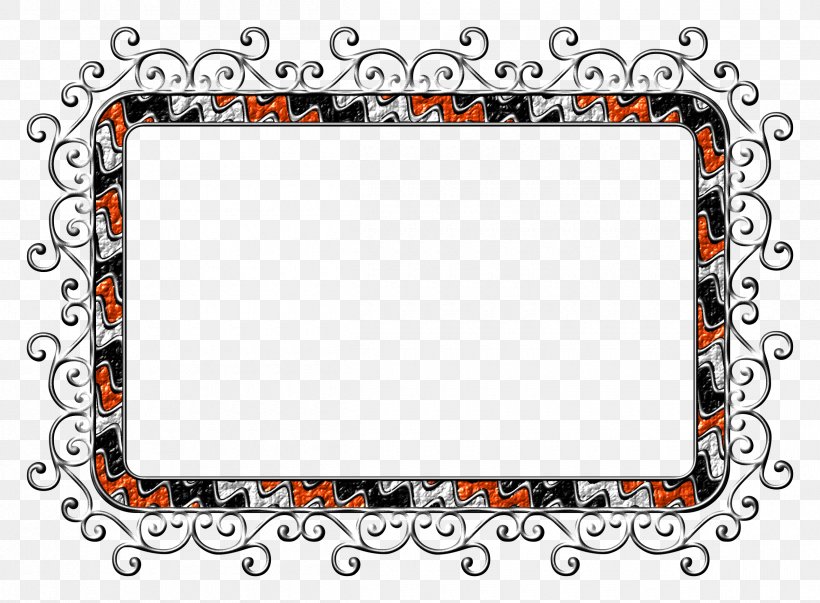 Picture Frames Clip Art Image Openclipart, PNG, 2400x1767px, Picture Frames, Area, Blue, Orange Line, Oval Download Free
