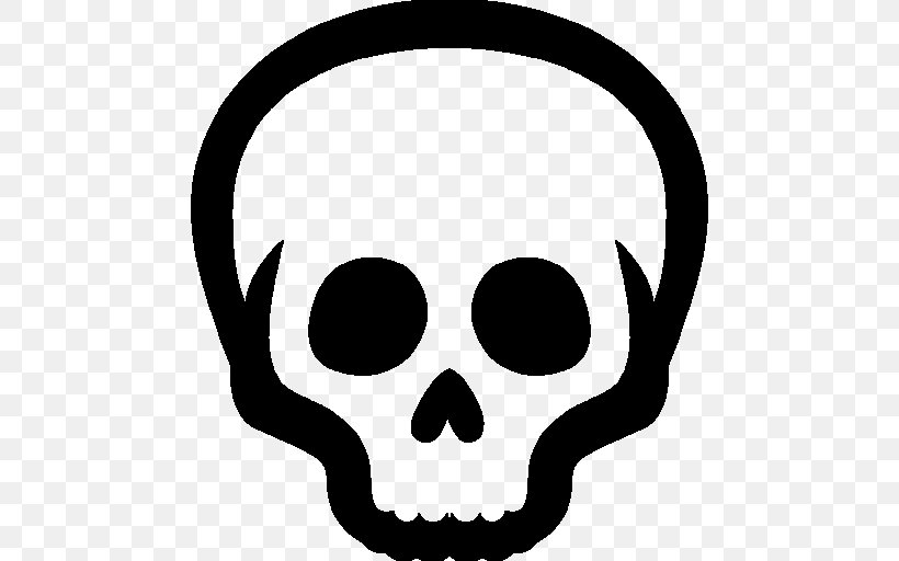 Skull Desktop Wallpaper Clip Art, PNG, 512x512px, Skull, Artwork, Black And White, Bone, Face Download Free