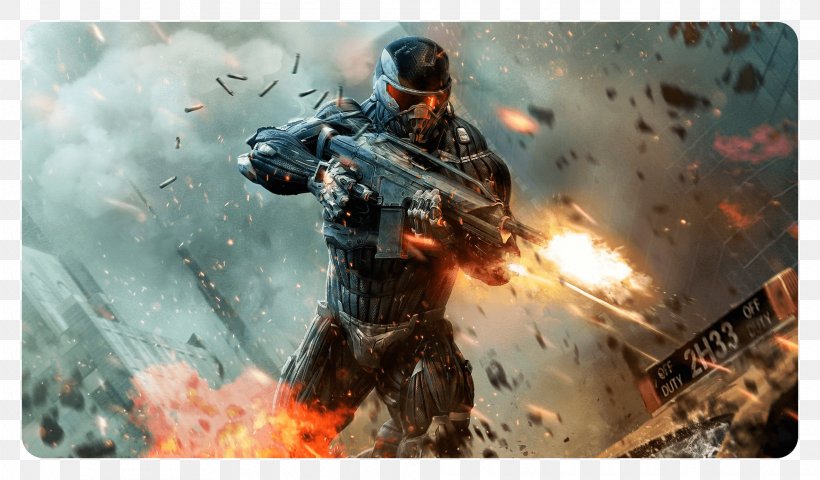 Crysis 2 Desktop Wallpaper High-definition Television Video Game, PNG, 2028x1188px, 4k Resolution, Crysis 2, Crysis, Display Resolution, Games Download Free