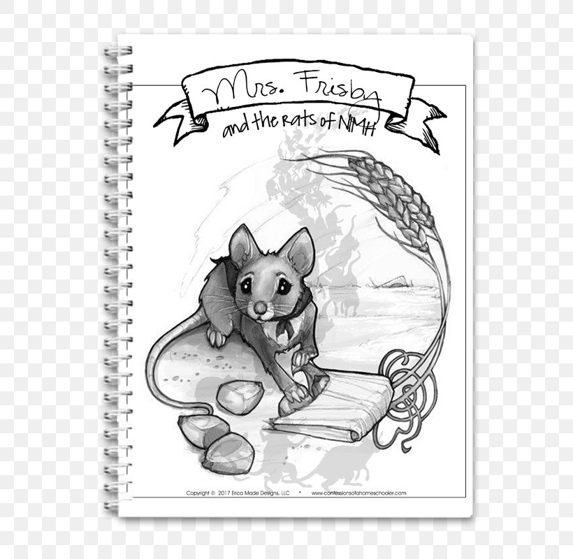 Mrs. Frisby And The Rats Of NIMH Mr. Ages Mouse, PNG, 800x800px, Mrs Frisby And The Rats Of Nimh, Black And White, Book, Carnivoran, Dog Like Mammal Download Free
