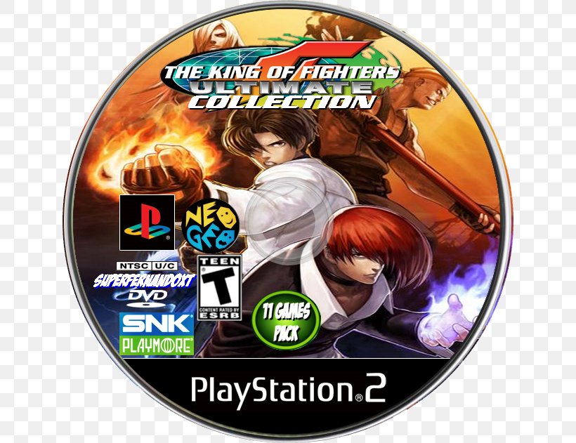 The King Of Fighters 10 In 1 - Dvd - Ps2 Playstation 2