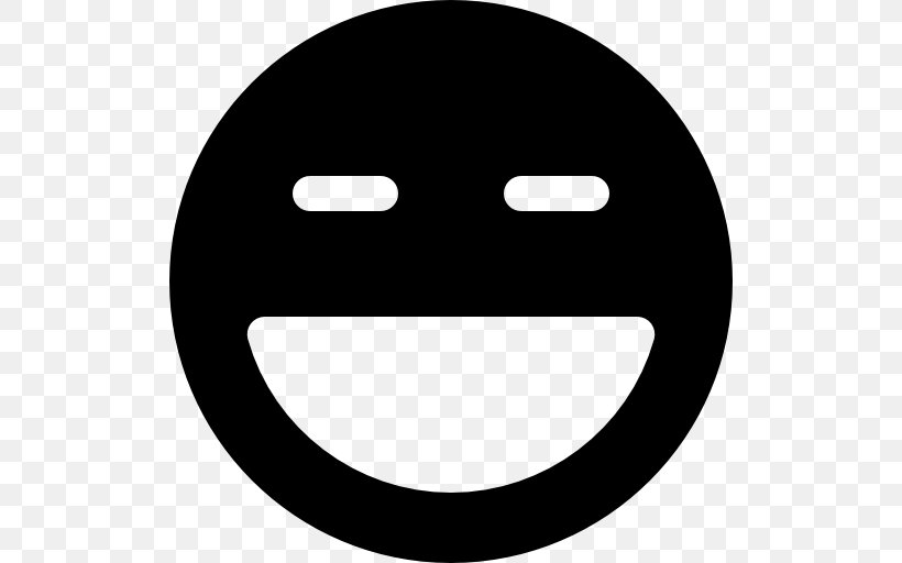 Smiley Emoji Symbol, PNG, 512x512px, Smiley, Black And White, Emoji, Emoticon, Emotion Download Free