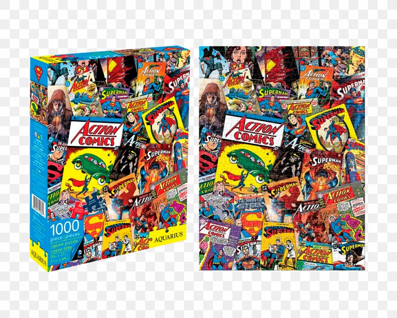Superman Jigsaw Puzzles Batman Comic Book Aquarius, PNG, 1000x800px, Superman, Adventures Of Superman, Aquarius, Batman, Candy Download Free
