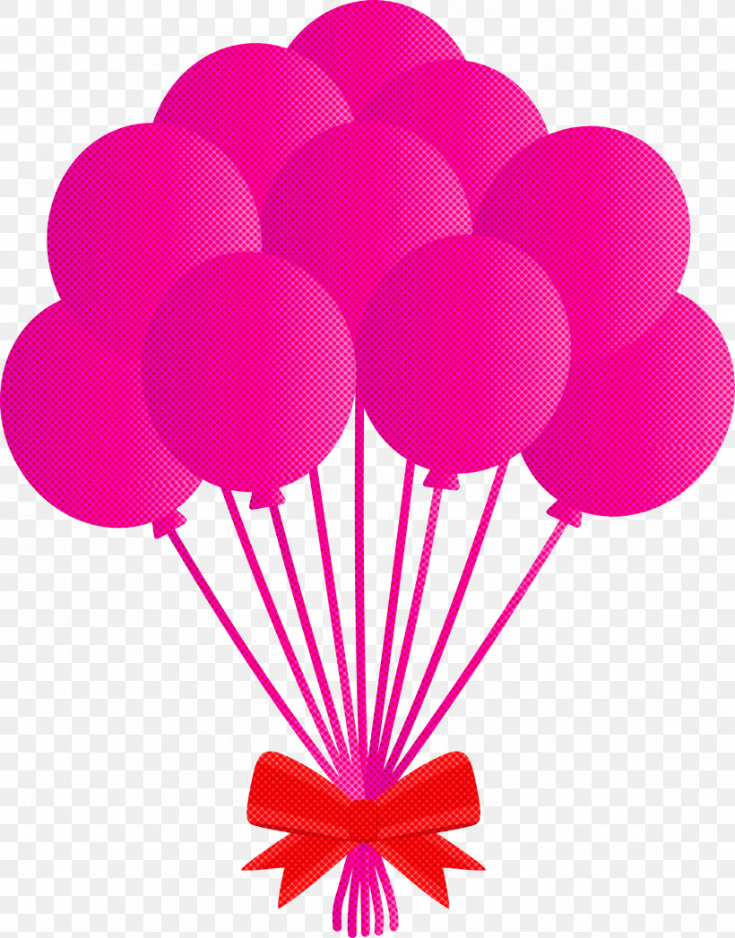 Balloon, PNG, 2349x3000px, Balloon, Heart, Magenta, Pink Download Free
