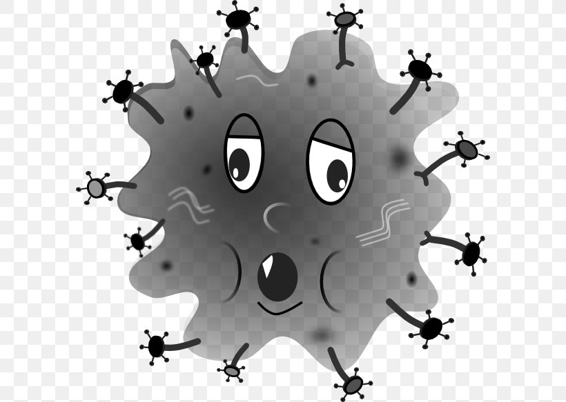 Germ Theory Of Disease Clip Art, PNG, 600x583px, Germ Theory Of Disease, Bacteria, Black And White, Free Content, Mammal Download Free