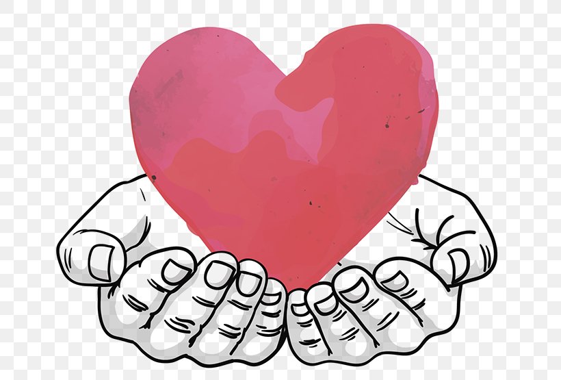 Hand Heart, PNG, 671x555px, Watercolor, Cartoon, Flower, Frame, Heart Download Free