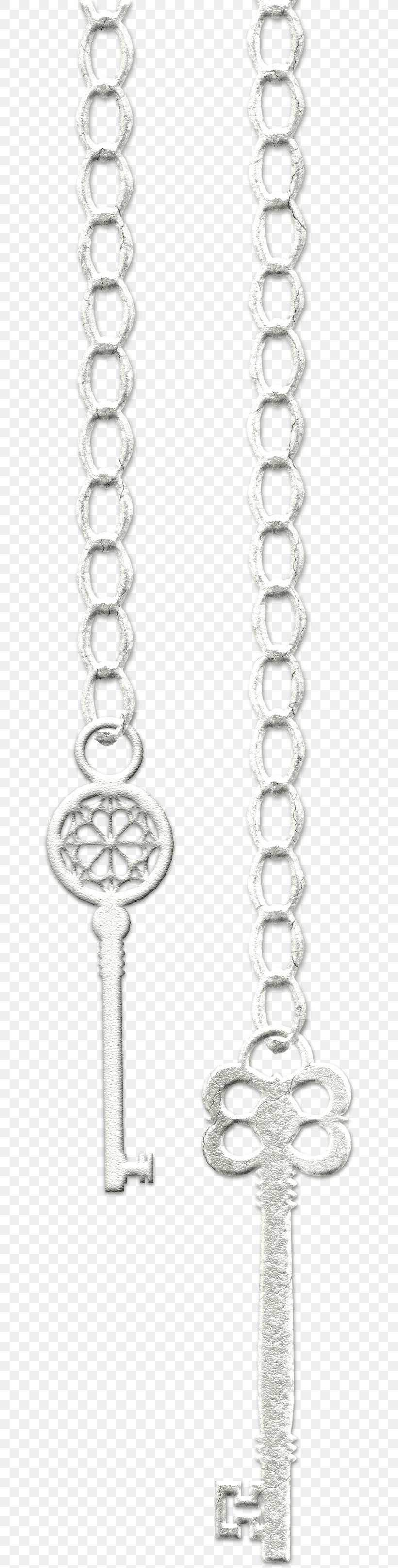 Necklace Key, PNG, 646x3226px, Necklace, Black And White, Computer Hardware, Hardware Accessory, Key Download Free